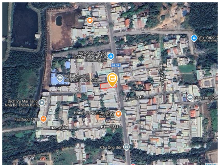Bán nhà 369m² ngang 11m mặt tiền Lê Văn Lương, 2 mặt hẻm hông hậu, có 215m2 thổ cư, giá 36 tỷ Xã Nhà Bè