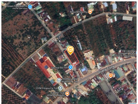 Bán đất 150m² có sẵn 100m² thổ cư ngang 6m giá 2.4 tỷ tại Xã Dliê Ya