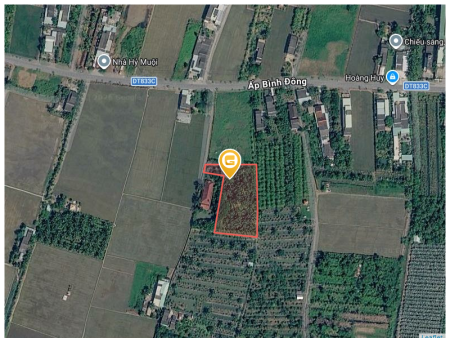 Bán đất 8000m² có sẵn 2900m² thổ cư ngang 130m giá 19 tỷ tại Xã Nhựt Tảo
