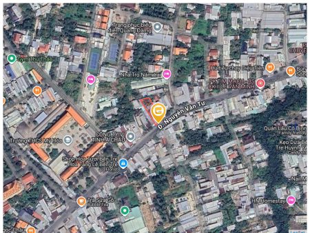 Bán đất 449.3m² có sẵn 100m² thổ cư ngang 10m giá 12 tỷ tại Phường Bến Tre