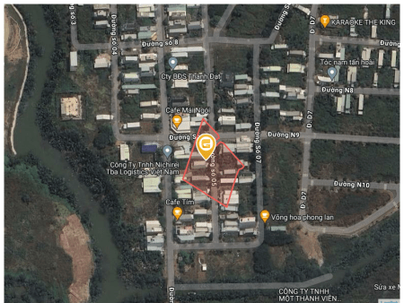 Bán nhà 3657.5m² 888.9 triệu tại Xã Long Hậu Huyện Cần Giuộc