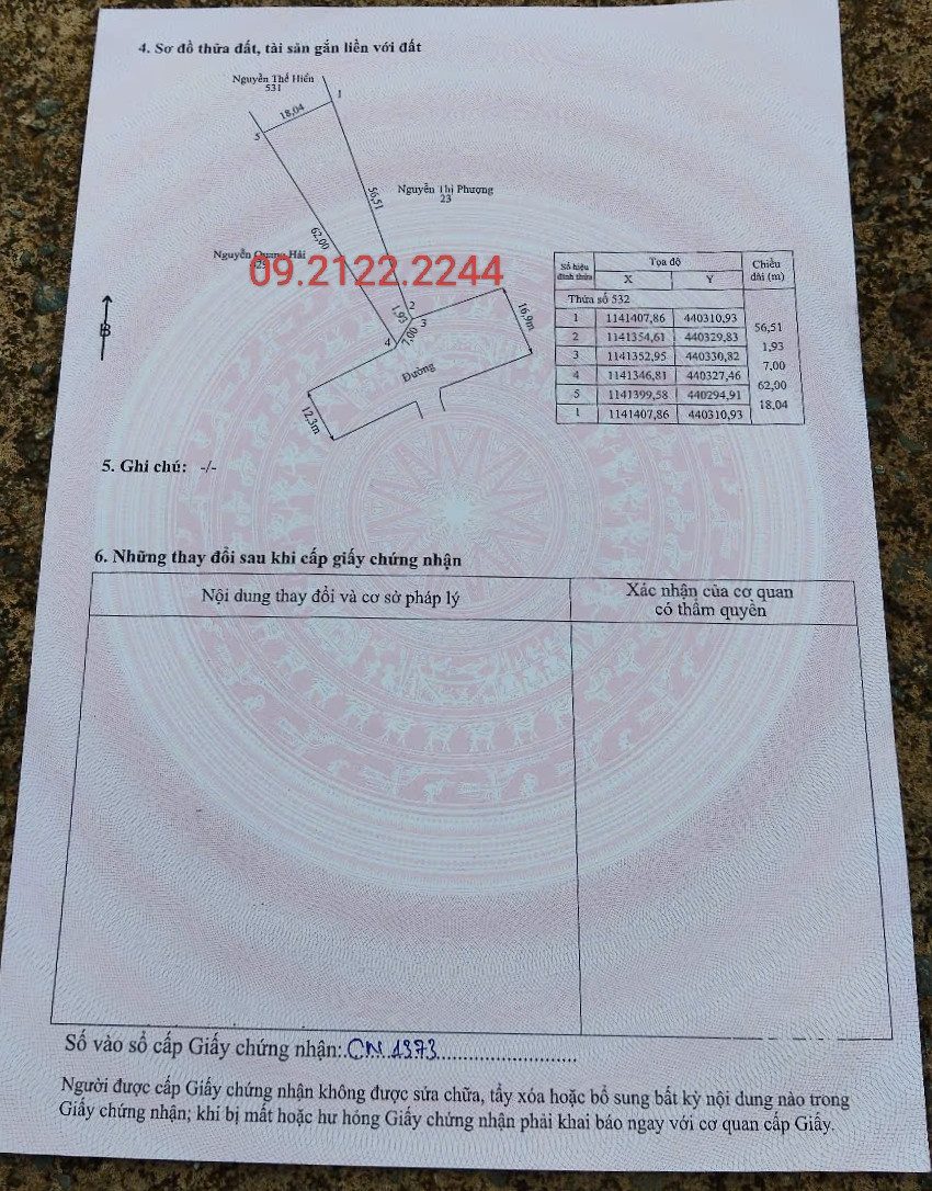 Bán đất 1700m² ngang 7m Suối Cát giá 2 tỷ tại Đặc khu Phú Quốc