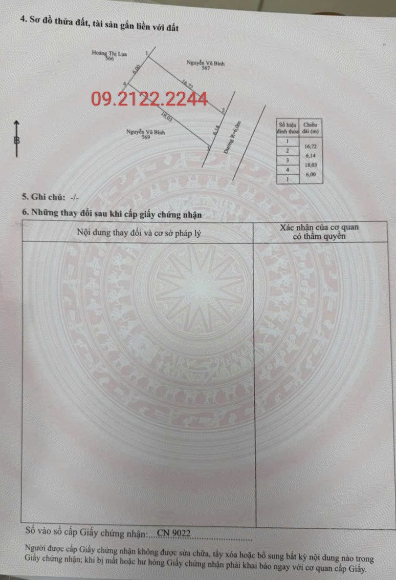 Bán Đất 104m² FULL thổ cư Suối Đá giá 3.1 tỷ tại Đặc khu Phú Quốc An Giang