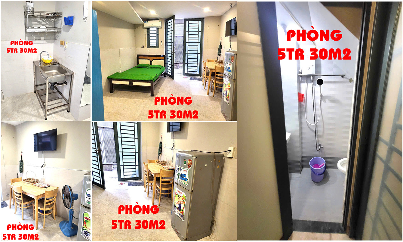 PHÒNG TRỌ TÂN BÌNH -SẠCH SẼ -GIÁ RẺ CHỈ TỪ 5TR DIỆN TÍCH 30M2