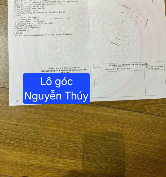Bán 3 lô đất góc ngã tư Nguyễn Thúy và Nguyễn Huy Tự.