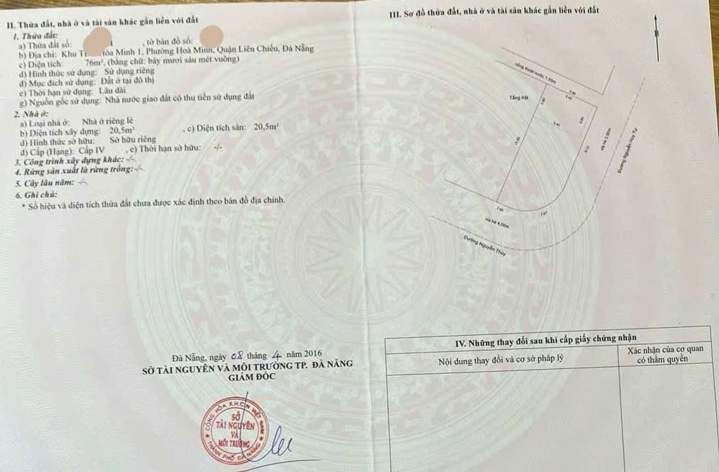 🔴💥Bán 3 lô đất góc 2 mặt tiền đường Nguyễn Thúy & Nguyễn Huy Tự
