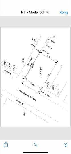 Đất (15x23) Lô Góc 2MT Dương Thị Mười (TCH21 củ), Tân Chánh Hiệp Quận 12.