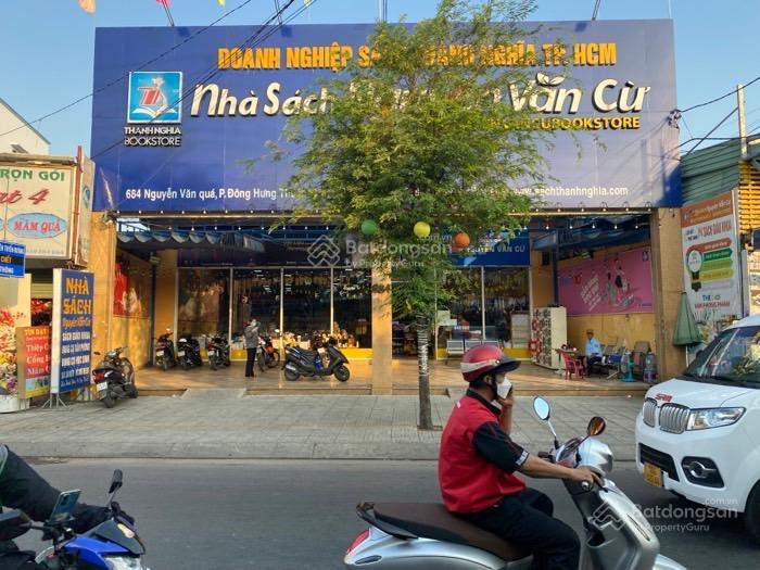 Nhà sách Nguyễn Văn Cừ mặt tiền đường Nguyễn Văn Quá-HĐ thuê 170tr/tháng - giá chỉ 74 tỷ TL