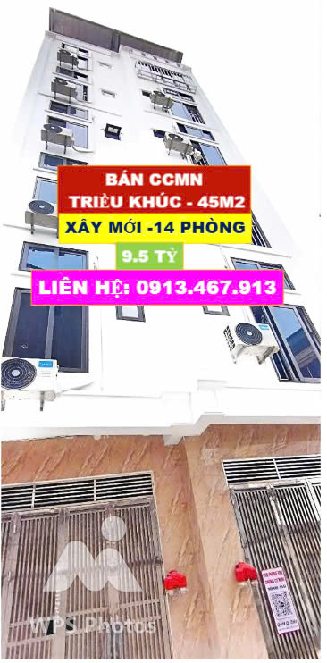 🔥 CCMN DÒNG TIỀN – 8 TẦNG – 14 PHÒNG –  100% DOANH THU 800TR/NĂM – MT 7.2M – 9.5 TỶ 🔥