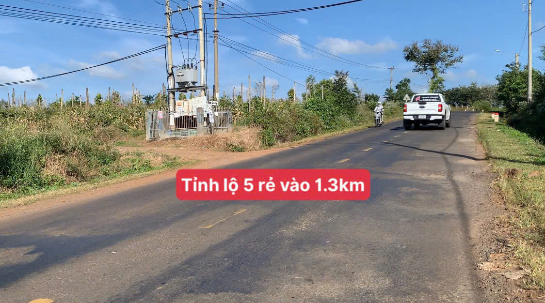 Bán đất TP BMT cách ngã sáu chỉ 8km mặt tiền 29m đường bê tong diện tích trên 500m2 chỉ 189trieu