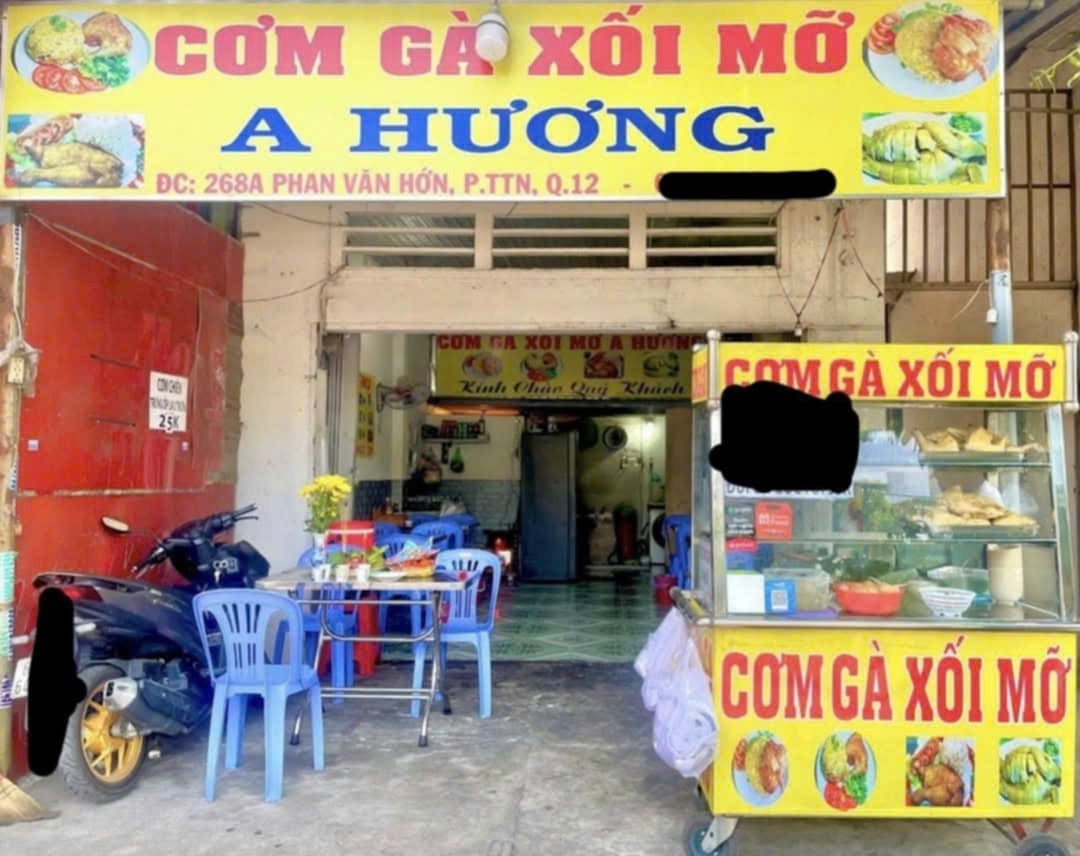 SANG QUÁN CƠM GÀ XỐI MỠ MẶT TIỀN Phan Văn Hớn Q12