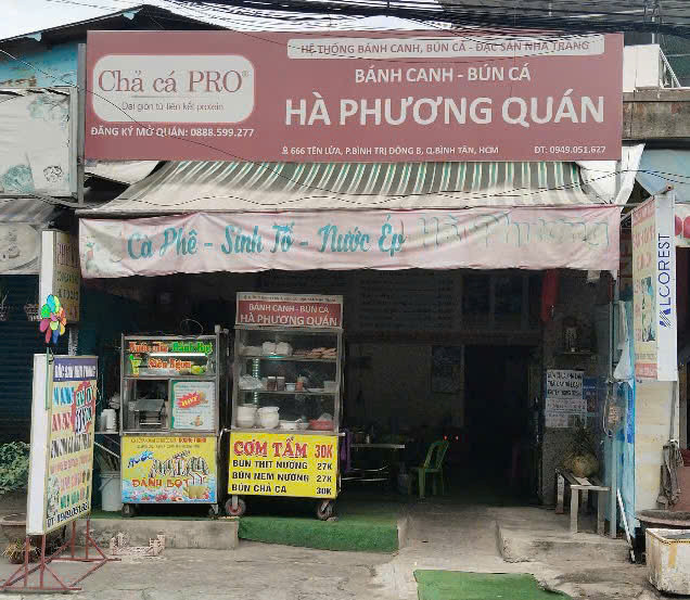 SANG NHƯỢNG QUÁN BÚN SỨA, BÚN CHẢ CÁ NHA TRANG TẠI BÌNH TRỊ ĐÔNG B, QUẬN BÌNH TÂN, TPHCM