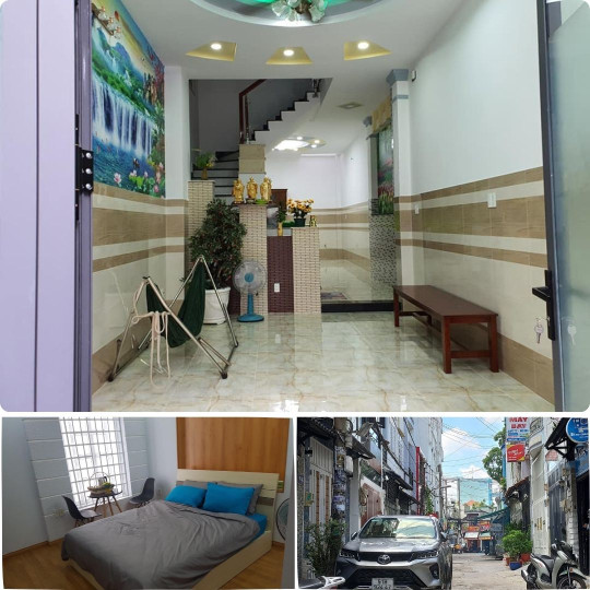 Hẻm Mặt Tiền 6m Thông 1 Trục, 5 PN, 4 Tầng Đúc, 9 Tỷ