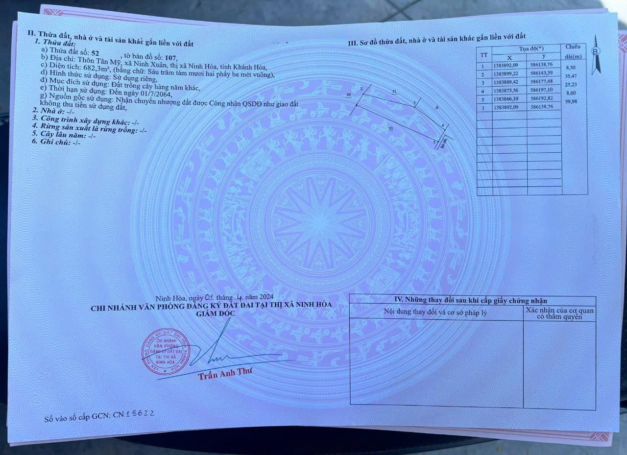 Cc gủi bán 280tr tân mỹ ninh xuân