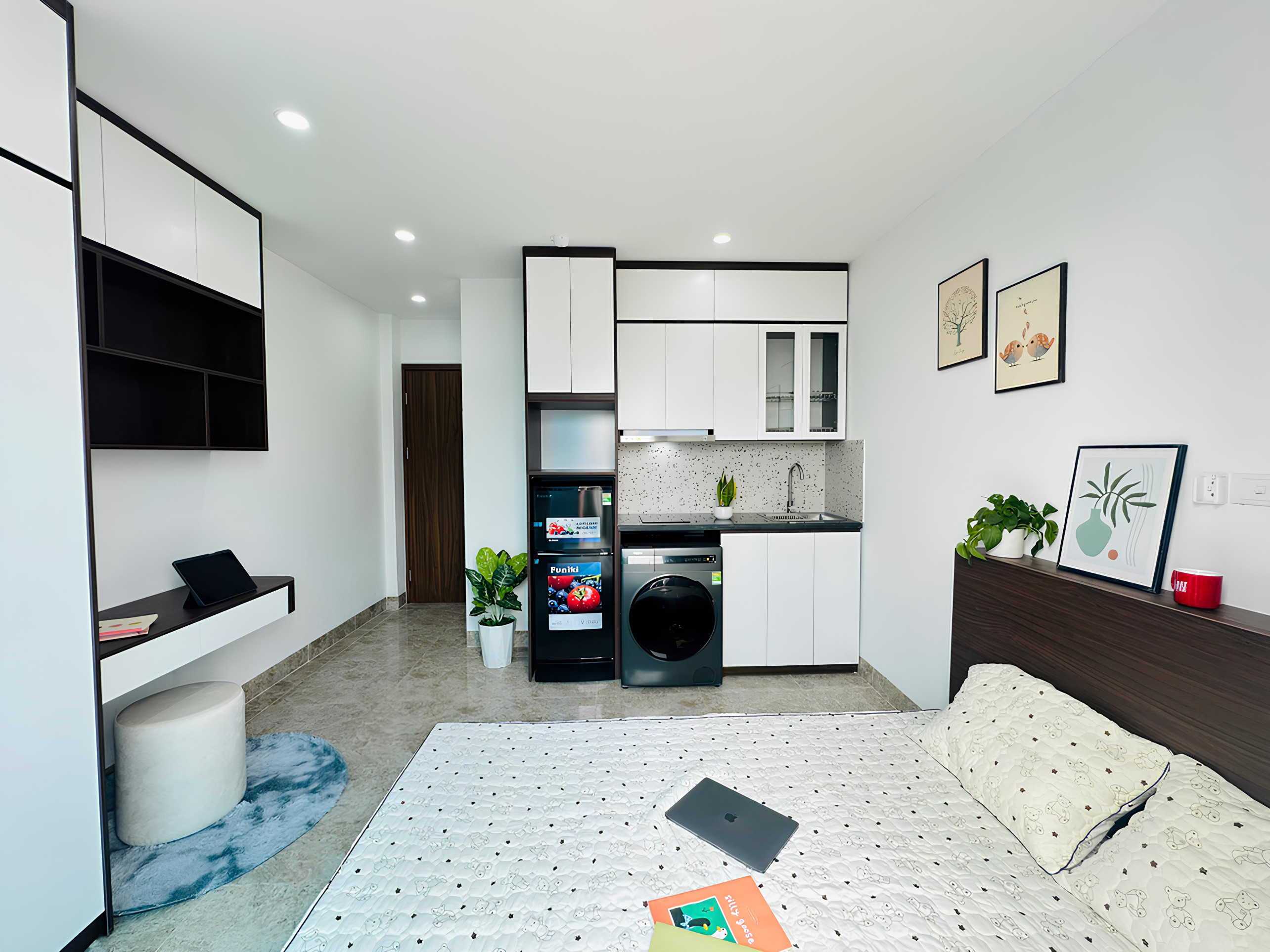 (Cực hiếm) Phòng Studio mới khai trương tại ngõ 44 Hào Nam - Tặng khách 1 triệu - Có máy giặt riêng