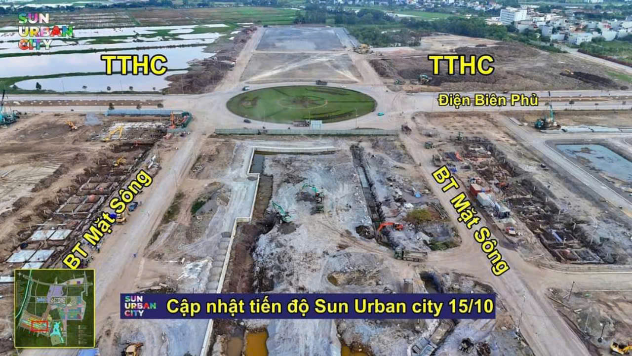 Cập nhật tiến độ  dự án Sun Urban CITYHà Nam ngày 16/10 .Khu đô thị thời đại.Thành phố nghỉ dưỡng ngoại ô phía nam Hà Nội