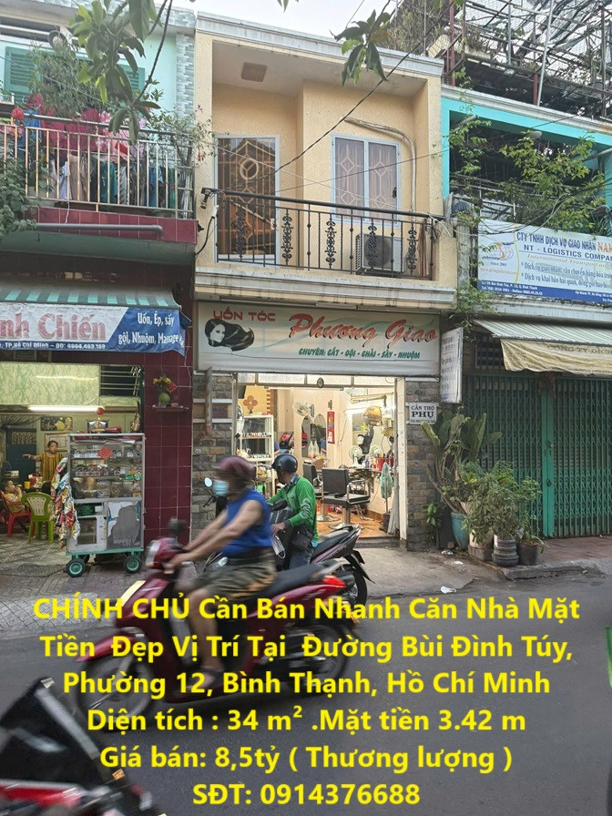 CHÍNH CHỦ Cần Bán Nhanh Căn Nhà Mặt Tiền  Đẹp Vị Trí Tại Quận Bình Thạnh, TP HCM