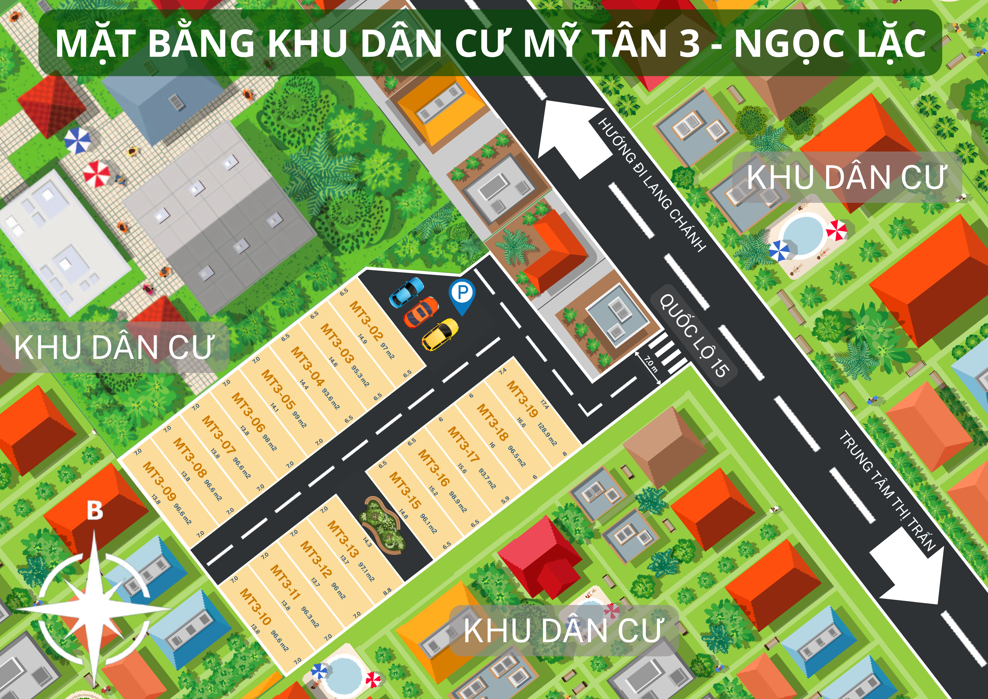 Bán đất khu dân cư Mỹ Tân, Ngọc Lặc nhỉnh 300 triệu
