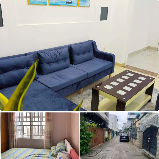 Bán Nhà 1 Trệt, 2 Lầu, Gần Chợ, Trường Học, Đúc 4 Tấm