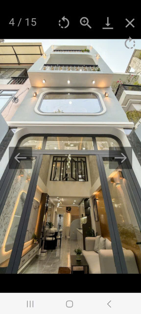 Nhà hẻm xe hơi , 35m2 , 4 lầu , Bình Thạnh , giá 6.8 tỷ .