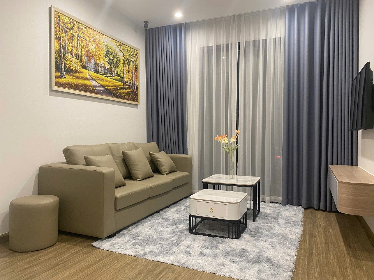 CHÍNH CHỦ CHO THUÊ CĂN HỘ 1PN+1 TẦNG 18 Premium Pavilion P3, Vinhome Ocean Park 1