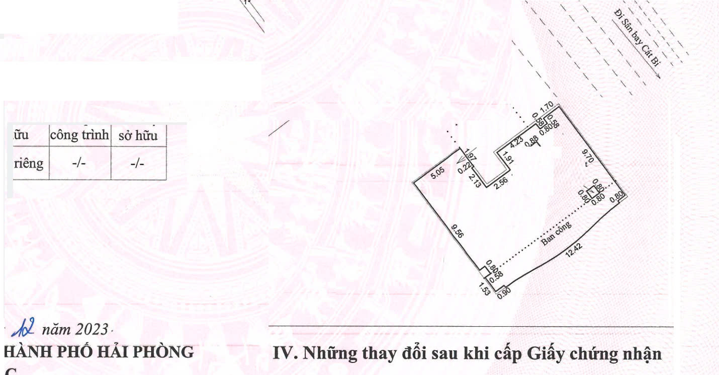 Chung cư Lê Hồng Phong, Đông Khê, Ngô Quyền Hải Phòng bìa đỏ,chỉ 33tr/m2