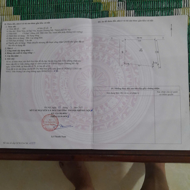 ĐẤT ĐẸP - GIÁ TỐT - Vị Trí Đắc Địa Tại Xóm Nứa, Xã Đại Yên, Huyện Chương Mỹ, TPHN