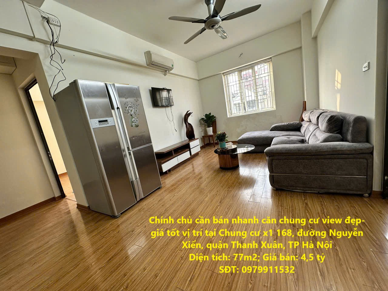 Chính chủ cần bán nhanh căn chung cư view đẹp- giá tốt vị trí tại quận Thanh Xuân, TP Hà Nội
