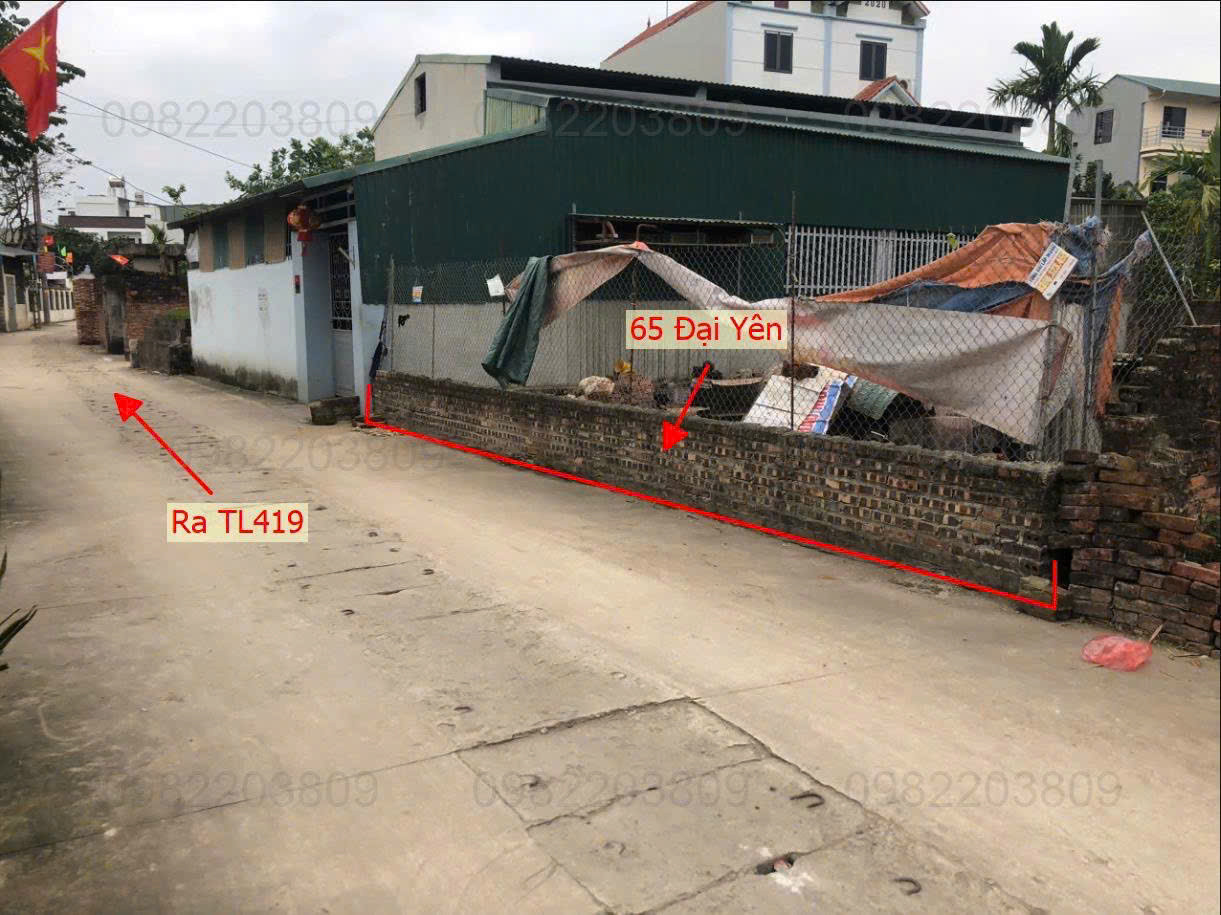65m đất Đại Yên Chương Mỹ đường oto ngõ thông 
Cách đường 419 khoảng 200m