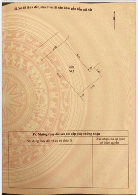 Bán đất thôn Bảo Tháp, Kim Hoa, Mê Linh, HN. Nằm sát đường Vành Đai 4. DT 54m, giá 1,85 tỷ.