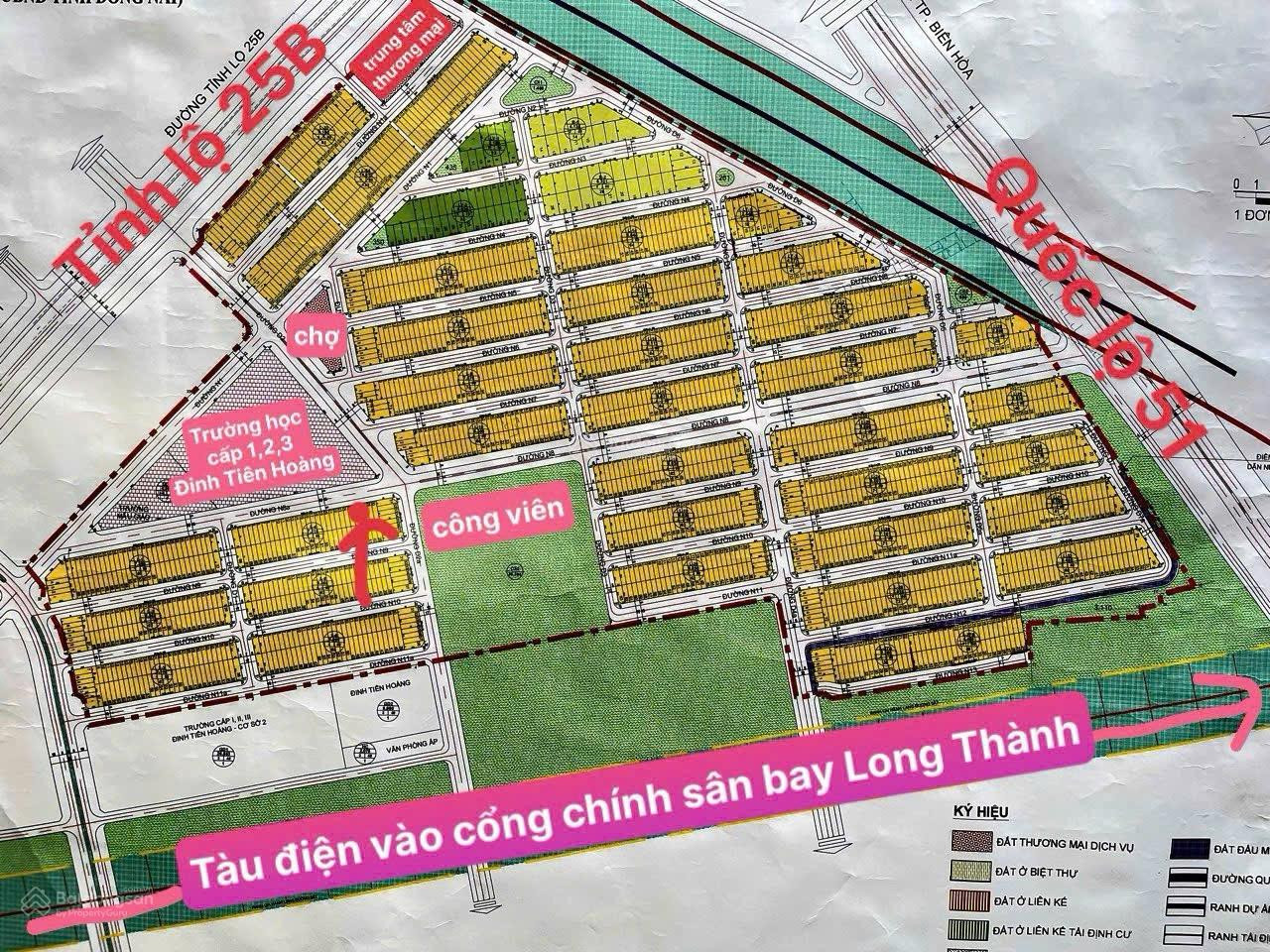 Bán 1 lô Trục Chính 22m bên Trường cấp 1,2,3 gần ngã tư KDC An Thuận cổng chính sân bay Long Thành-0937012728