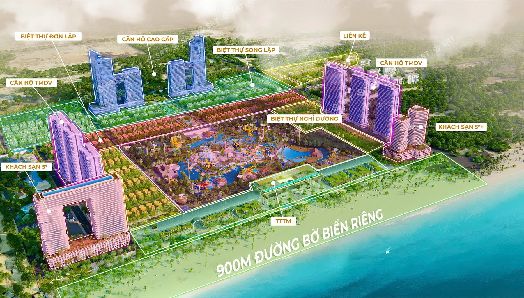 Biệt thự nghỉ dưỡng sở hữu lâu dài - giai đoạn 1- nhận nhà vận hành ngay - chiết khấu tới 1KG vàng