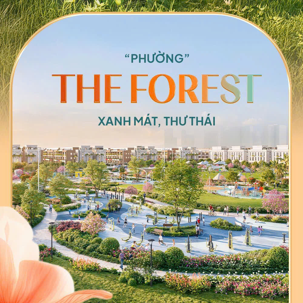 NHÀ PHỐ VINHOMES GREEN CITY – PHÂN KHU THE FOREST
