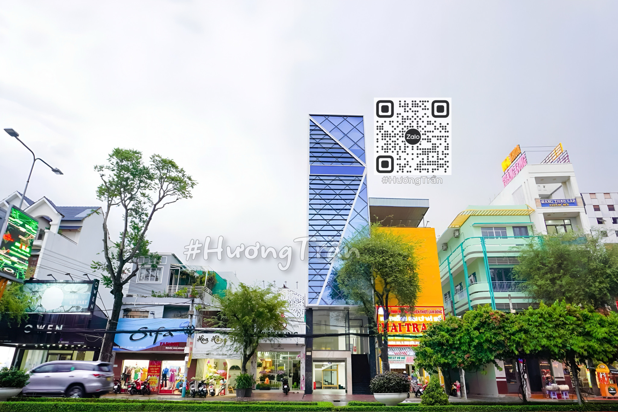 CHO THUÊ TÒA NHÀ 7 TẦNG 1.010m2 MỚI XÂY 100% (CÓ THANG MÁY) MẶT TIỀN ĐƯỜNG 30/4 - GẦN NGÃ 3 QUANG TRUNG