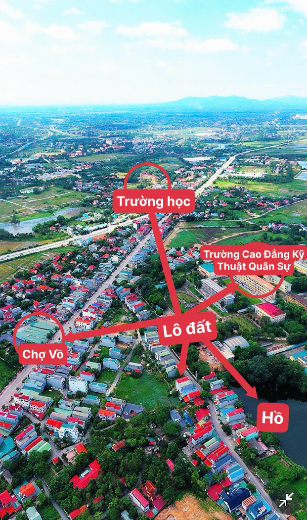 🌹Bán Lô Đất Hiếm trung tâm TT. Gia Khánh cách chợ Vồ chỉ 100m 77m mt6,5m 2,05 tỷ