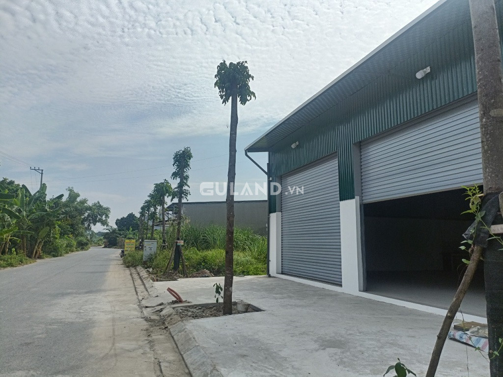 Cho thuê nhà xưởng 160m2 tại khu đất dịch vụ 25,2ha Vân Canh, Hoài Đức, Hà Nội