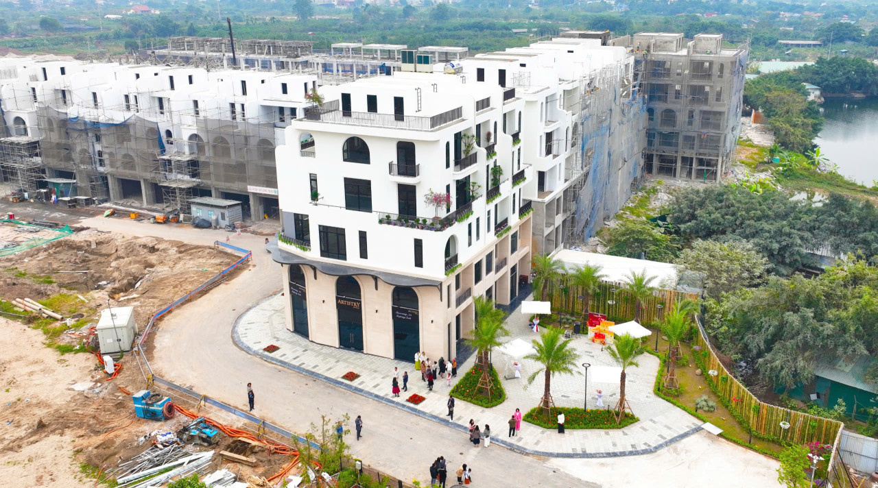 Bán căn lô góc shophouse có hầm duy nhất tại Hưng Yên - chỉ hơn 110tr/m2 tại Vaquarius Văn Giang