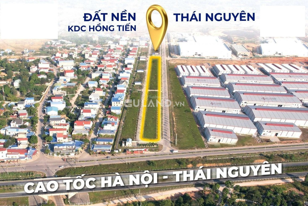 Cần Bán Ngay Lô Đất Nằm Ngay 3 khu công nghiệp lớn nhất Thái Nguyên