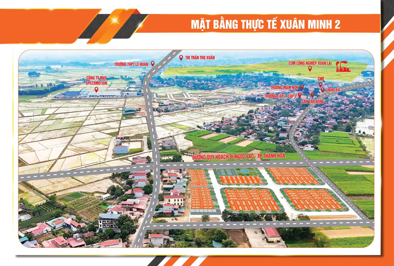 🔥 BÁN ĐẤT ĐẤU GIÁ MB XUÂN MINH, THỌ XUÂN – GIÁ SIÊU HỜI CHỈ TỪ 4-5 TRIỆU/M² 🔥  🏆 Vừa đấu giá xong – Thời gian vào tiền linh hoạt trong 4 tháng  📍 Vị trí vàng – Tiềm năng sinh lời cao: ✅ Mặt tiền Quốc lộ 47B, đường rộng 27m, giao thông thuận tiện ✅ Trung t