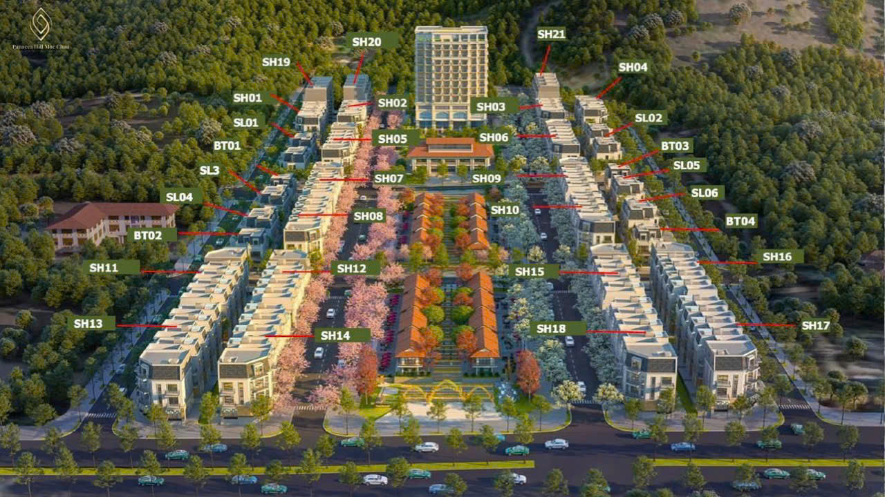 Bán biệt thự, villas Panacea Hill Mộc Châu, Đường Quốc Lộ 6, Huyện Mộc Châu