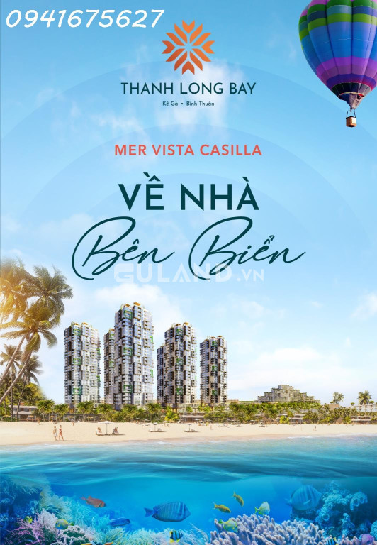Sở hữu căn hộ cao cấp Mer Vista Casilla giá 1,9 tỷ/căn 1PN - 100% View Hướng Biển