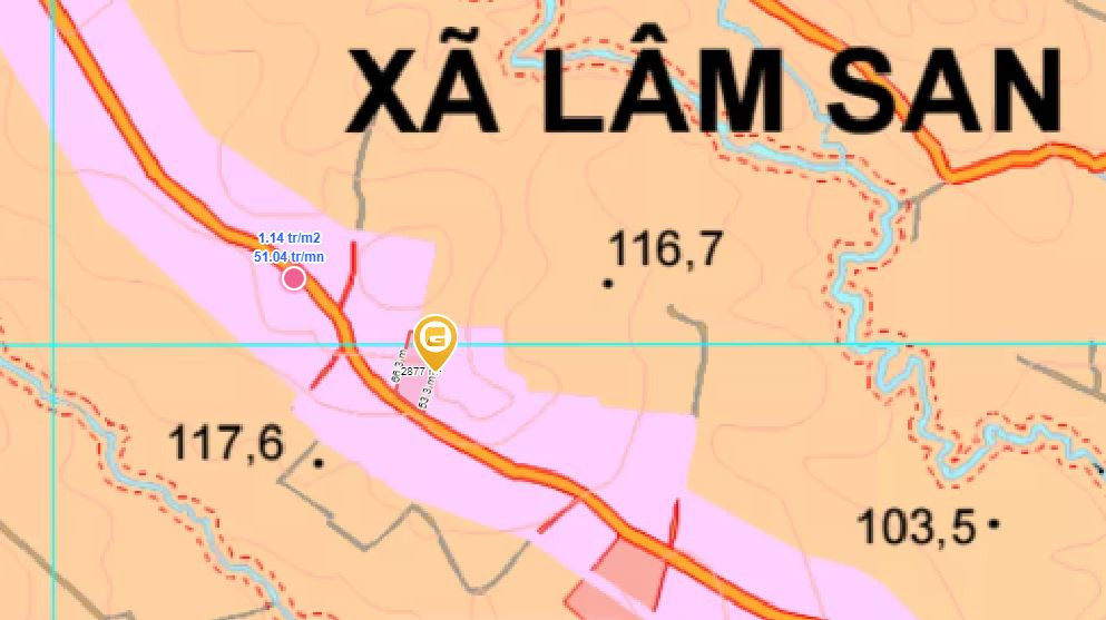 Cần bán đất tại Xã Lâm San,Cẩm Mỹ,Đồng Nai