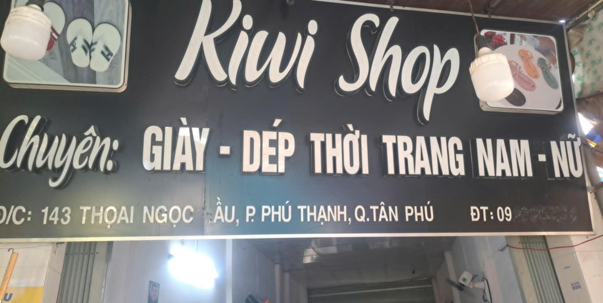 CHÍNH CHỦ CẦN SANG TIỆM GIÀY DÉP Địa chỉ: 143 đường Thoại Ngọc Hầu p Phú Thạnh, Tân Phú, TPHCM
