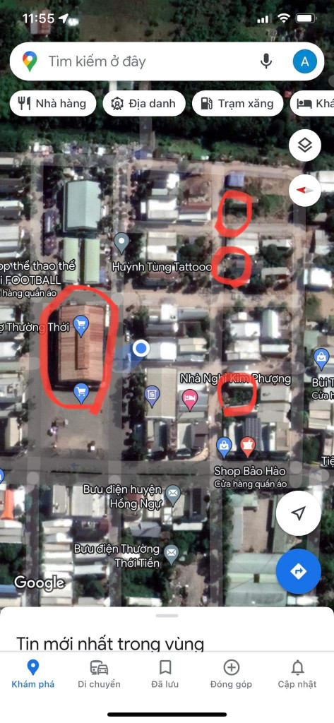 Bán  đất thổ cư 128m² tại đường 8/3, Xã Thường Thới Tiền, Huyện Hồng Ngự, Đồng Tháp giá 3 tỷ
