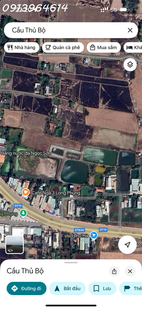 Bán đất đường 830, Long Phụng, Cần Giuộc, Long An, 23 tỷ, 18000m2. Sát Vinhome Phước V Tây