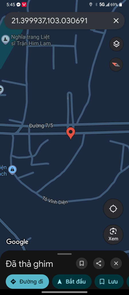Đất nền dự án khu đô thị Him Lam tổ 17,18 ,phường Him Lam, tp Điện Biên Phủ