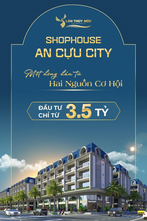 BẢNG HÀNG SHOPHOUSE AN CỰU CITY ĐỐI DIỆN AEON MALL HUẾ - TRỰC TIẾP CHỦ ĐẦU TƯ