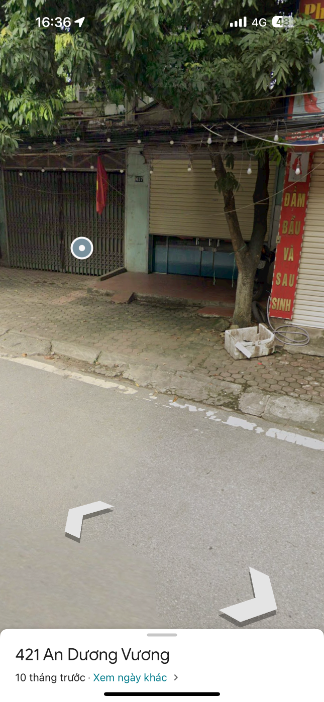 Cho thuê nhà mặt tiền phố an dương vương- tp hoà bình