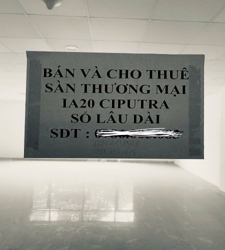 Cho thuê sàn thương mại 80m2 tầng 3 toà A1 IA20 Ciputra