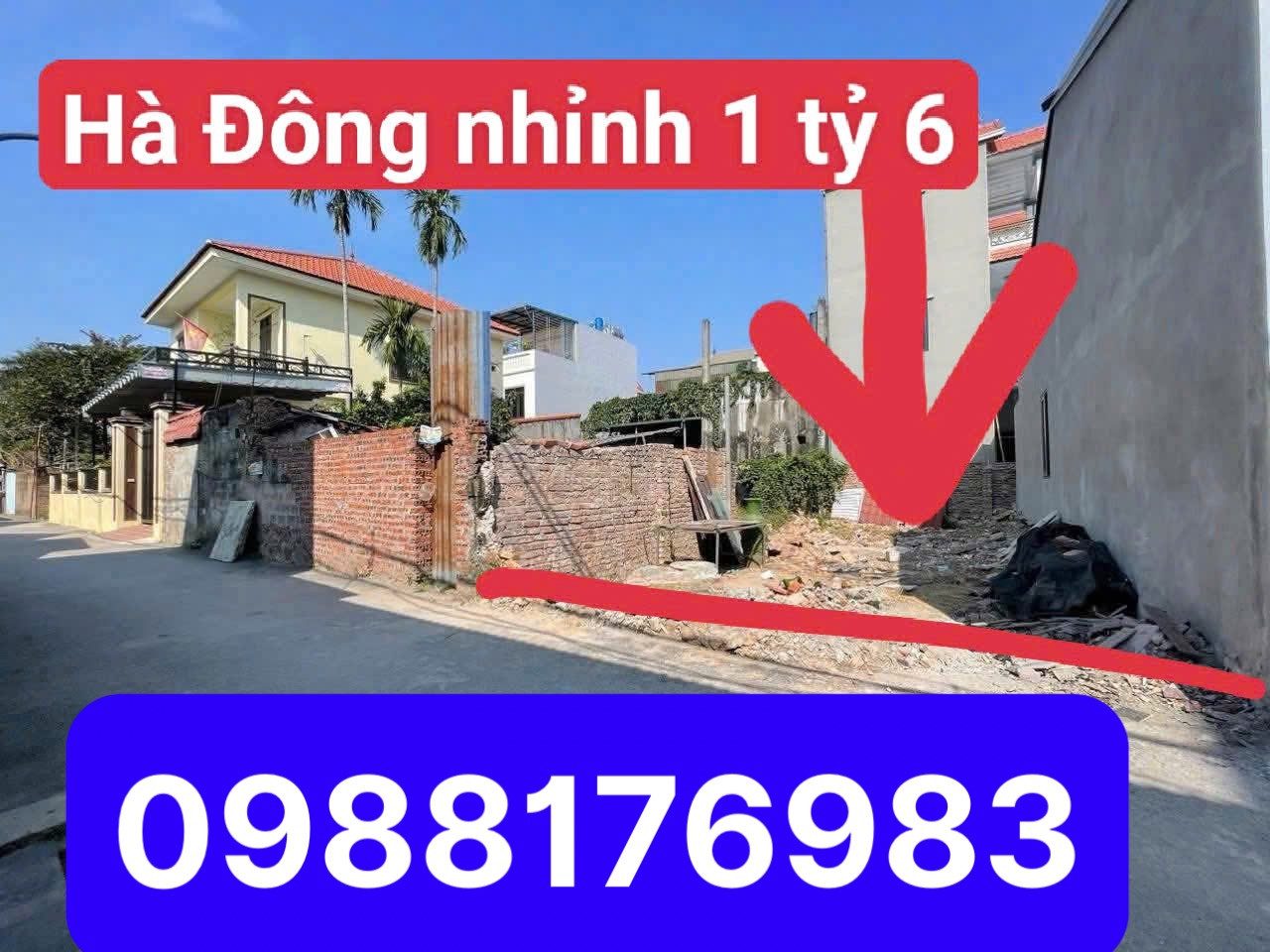 Bán đất hà đông gần bến xe yên nghĩa nhỉnh 1 tỷ 6